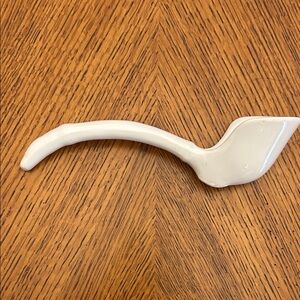 White Ceramic Ladle